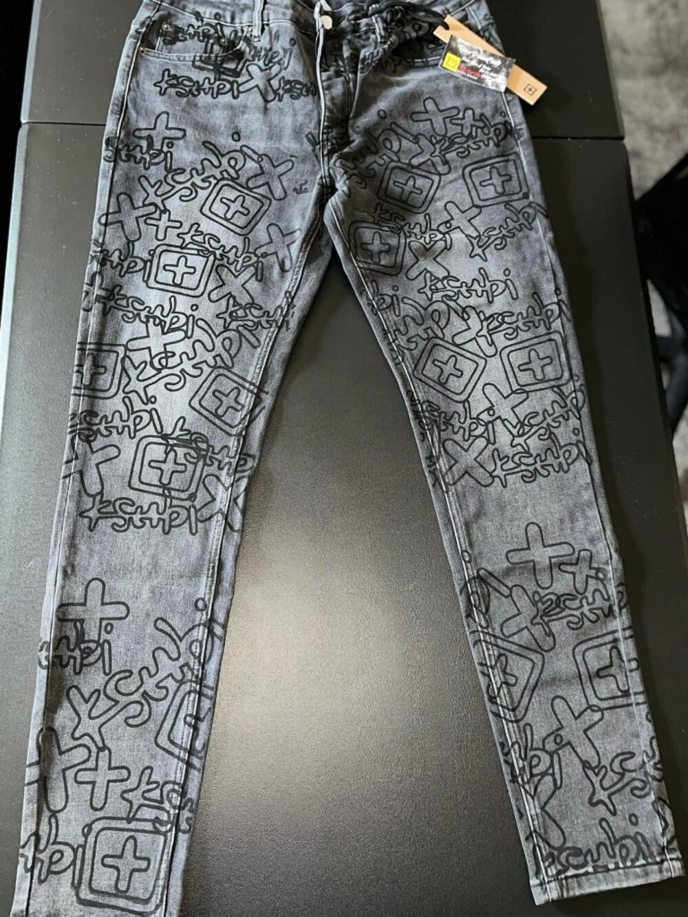 Ksubi Chitch Stencil Stitch Slim-Fit Jeans